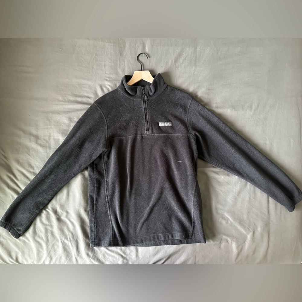Columbia Black Quarter Zip Sweater